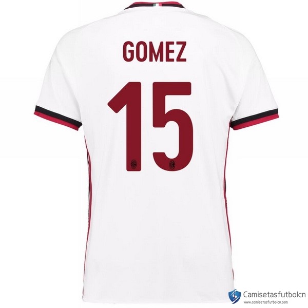 Camiseta Milan Segunda equipo Gomez 2017-18